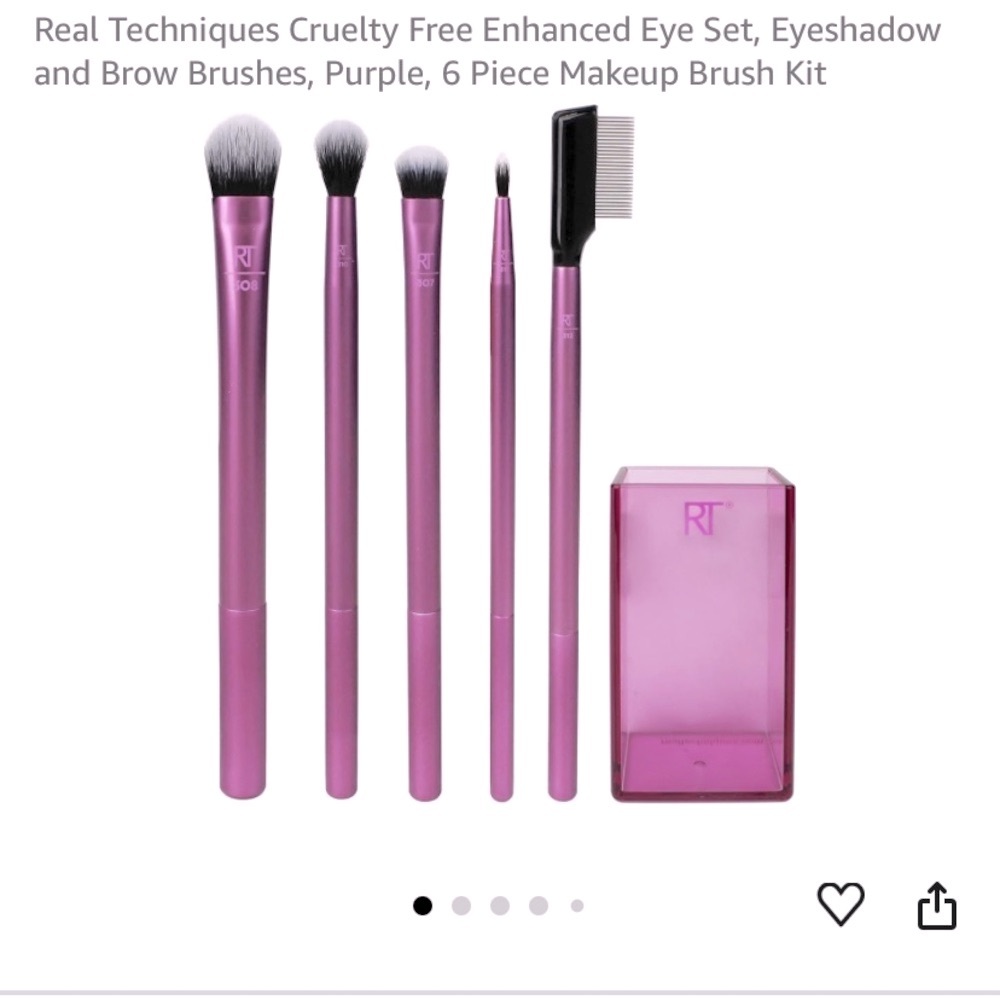 Real Technique Brushes for eye shadow and eye liner